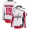 Washington Capitals Nicklas Backstrom 19 Away 2022 Stanley Cup Playoffs Breakaway Men Jersey - White - Robokeg