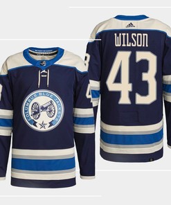 Washington Capitals Tom Wilson 43 Alternate Navy 2022-23 Jersey - Robokeg