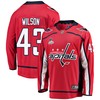 Washington Capitals Tom Wilson 43 Home 2022 Stanley Cup Playoffs Breakaway Men Jersey - Red - Robokeg