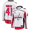 Washington Capitals Vitek Vanecek 41 Away 2022 Stanley Cup Playoffs Breakaway Men Jersey - White - Robokeg