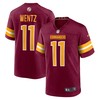 Washington Commanders Carson Wentz 11 Nfl Burgundy Game Jersey Gift For Commanders Fans - Robokeg