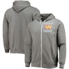Washington Commanders Nfl X Darius Rucker Collection By Sponge Fleece Full-zip Hoodie - Heathered Charcoal - Robokeg