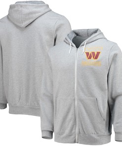Washington Commanders Nfl X Darius Rucker Collection By Sponge Fleece Full-zip Hoodie - Heathered Gray - Robokeg