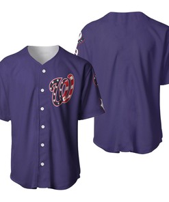 Washington Nationals 2020 Mlb Blue Us Flag Baseball Jersey - Robokeg