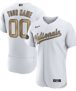 Washington Nationals 2022 Mlb All-star Game Authentic Custom Jersey - White Custom Jerseys Mlb - Robokeg