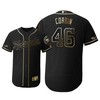 Washington Nationals #46 Patrick Corbin Mlb 2019 Golden Brandedition Black Jersey Gift For Nationals Fans - Robokeg