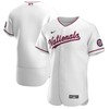 Washington Nationals Alternate Authentic Team Jersey White Mlb - Robokeg
