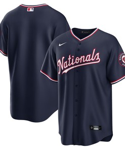 Washington Nationals Alternate Replica Team Jersey - Navy Mlb - Robokeg