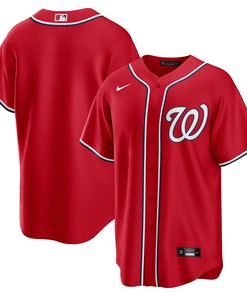 Washington Nationals Alternate Replica Team Jersey Red Mlb - Robokeg