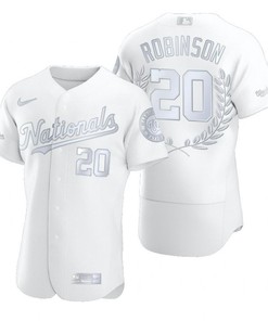 Washington Nationals Frank Robinson #20 2020 Mlb White Jersey - Robokeg