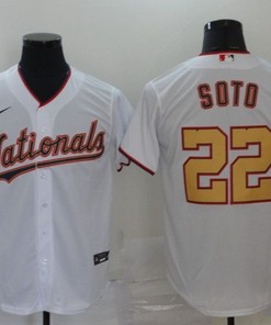 Washington Nationals Juan Soto #22 2020 Mlb White Jersey - Robokeg