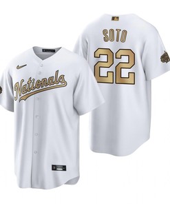 Washington Nationals Juan Soto White 2022-23 All-Star Game Jersey - Robokeg