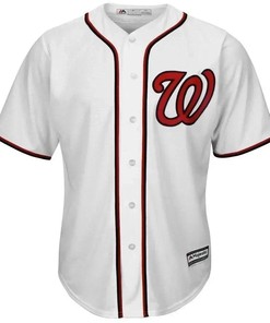 Washington Nationals Official Cool Base Jersey - White - Robokeg