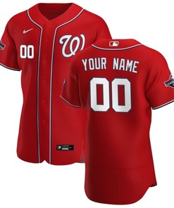 Washington Nationals Personalized 2020 Mlb Red Jersey - Robokeg
