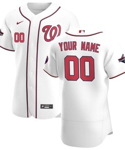 Washington Nationals Personalized 2020 Mlb White Custom Jersey - Robokeg