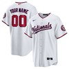 Washington Nationals Replica Custom Jersey - White Custom Jerseys Mlb - Robokeg