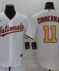 Washington Nationals Ryan Zimmerman #11 2020 Mlb White Jersey - Robokeg