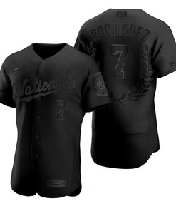 Washington Nationals Trea Turner #7 2020 Mlb Black Jersey - Robokeg