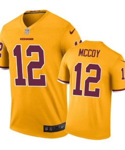 Washington Redskins #12 Colt Mccoy Nike Color Rush Gold Jersey - Robokeg