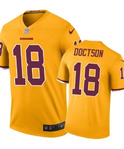 Washington Redskins #18 Josh Doctson Nike Color Rush Gold Jersey - Robokeg