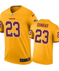 Washington Redskins #23 Quinton Dunbar Nike Color Rush Gold Jersey - Robokeg