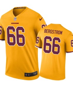 Washington Redskins #66 Tony Bergstrom Nike Color Rush Gold Jersey - Robokeg