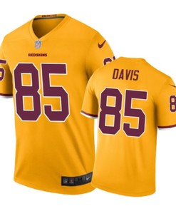 Washington Redskins #85 Vernon Davis Nike Color Rush Gold Jersey - Robokeg