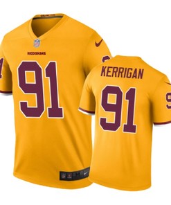 Washington Redskins #91 Ryan Kerrigan Nike Color Rush Gold Jersey - Robokeg