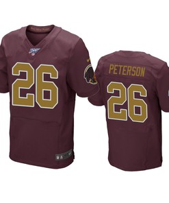 Washington Redskins Adrian Peterson Burgundy 100th Season Throwback Jersey - Robokeg