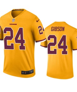 Washington Redskins Antonio Gibson Gold Color Rush Legend Jersey - Robokeg