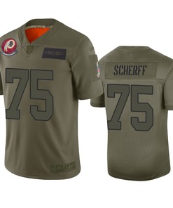 Washington Redskins Brandon Scherff Camo 2019 Salute To Service Limited Jersey - Robokeg