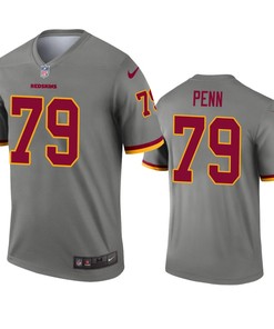 Washington Redskins Donald Penn Gray Inverted Legend Jersey - Robokeg