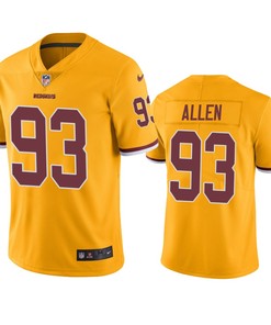 Washington Redskins Jonathan Allen Gold Nike Color Rush Limited Jersey - Robokeg