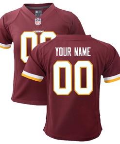 Washington Redskins Nike Toddler Customized Team Color Game Jersey - Burgundy - Robokeg