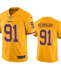 Washington Redskins Ryan Kerrigan Gold Nike Color Rush Limited Jersey - Robokeg