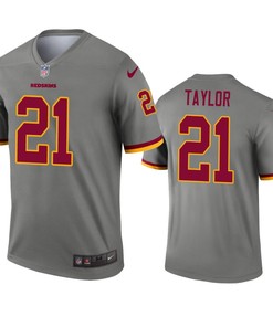 Washington Redskins Sean Taylor Gray Inverted Legend Jersey - Robokeg