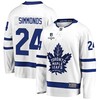 Wayne Simmonds 24 Toronto Maple Leafs Stanley Cup 2023 Playoffs Patch Away Breakaway Men Jersey - White - Robokeg
