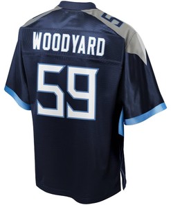 Wesley Woodyard Tennessee Titans Nfl Pro Line Team Player Jersey - Navy - Robokeg
