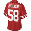Weston Richburg San Francisco 49ers Nfl Pro Line Team Player Jersey - Scarlet - Robokeg
