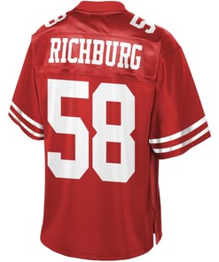 Weston Richburg San Francisco 49ers Nfl Pro Line Team Player Jersey - Scarlet - Robokeg