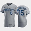 Whit Merrifield 15 Kansas City Royals 2022-23 Gray Men's Jersey - Robokeg