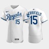 Whit Merrifield 15 Kansas City Royals 2022-23 White Men's Jersey - Robokeg