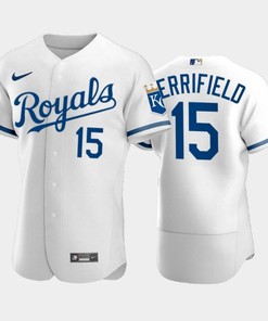 Whit Merrifield 15 Kansas City Royals 2022-23 White Men's Jersey - Robokeg