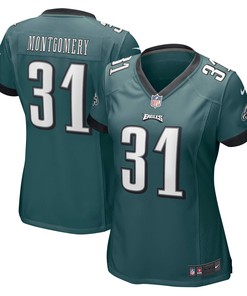 Wilbert Montgomery Philadelphia Eagles Womens Retired Player Jersey - Midnight Green Nfl - Robokeg