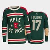 Wild Marcus Foligno 2022 Winter Classic Green Jersey, Men Jersey - Robokeg