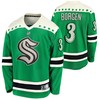 Will Borgen Seattle Kraken 2022 St. Patrick Green 3 Jersey Jersey - Robokeg