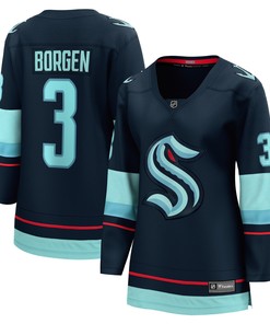 Will Borgen Seattle Kraken Fanatics Branded Womens Home Breakaway Player Jersey - Deep Sea Blue Nhl - Robokeg