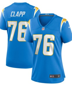 Will Clapp Los Angeles Chargers Womens Game Jersey - Powder Blue Nfl - Robokeg