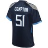 Will Compton Tennessee Titans Nfl Pro Line Womens Jersey - Navy - Robokeg