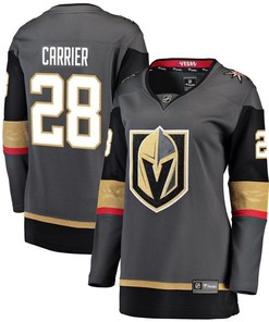 William Carrier Vegas Golden Knights Women's Breakaway Player Jersey - Black - Robokeg